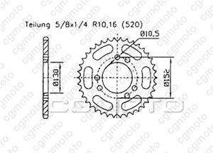 Couronne Cagiva 600 Canyon 96-