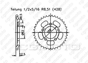 Couronne Mz 125 Route 00-02