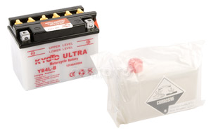 batterie YB4L-B L 121mm W 71mm H 93mm