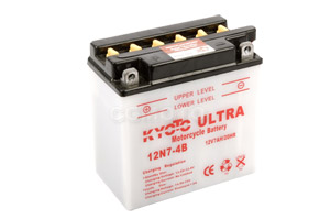 batterie 12N7-4B L 137mm W 76mm H 134mm