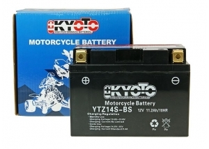 batterie YTZ14S-BS L 150mm W 87mm H 110mm