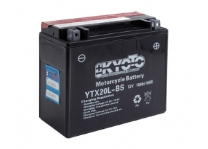 batterie YTX20L-BS L 175mm W 87mm H 155mm
