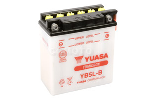 batterie YB5L-B L 121mm W 61mm H 131mm