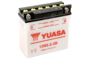 batterie 12N5.5-3B L 138mm W 61mm H 131mm
