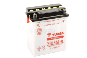 batterie YB12AL-A L 134mm W 80mm H 160mm