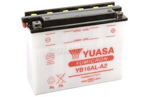 batterie YB16AL-A2 L 205mm W 71mm H 164mm