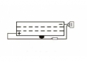 batterie 6N2A-2C L 70mm W 47mm H 106mm