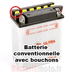 une batterie conventionnelle batterie avec entretien